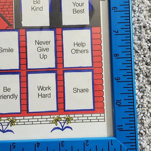 Blue Ruler Picture Frame - Picture 3 of 7